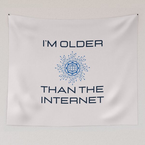 Item preview, Funny Retro Saying I’m Older Than The Internet designed and sold by faridman.
