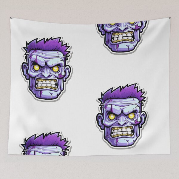 Item preview, A POP ART PURPLE FRANKENSTEIN designed and sold by infinitearte.