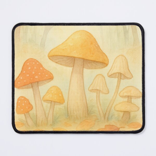 Item preview, Quiet Autumn Mushrooms designed and sold by Paninides.