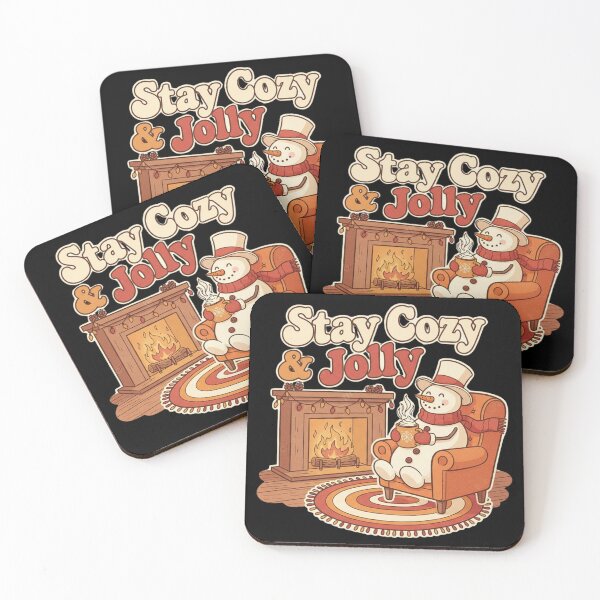 Item preview, Stay Cozy & Jolly – Retro Snowman Christmas designed and sold by DIRTYSKETCHH.