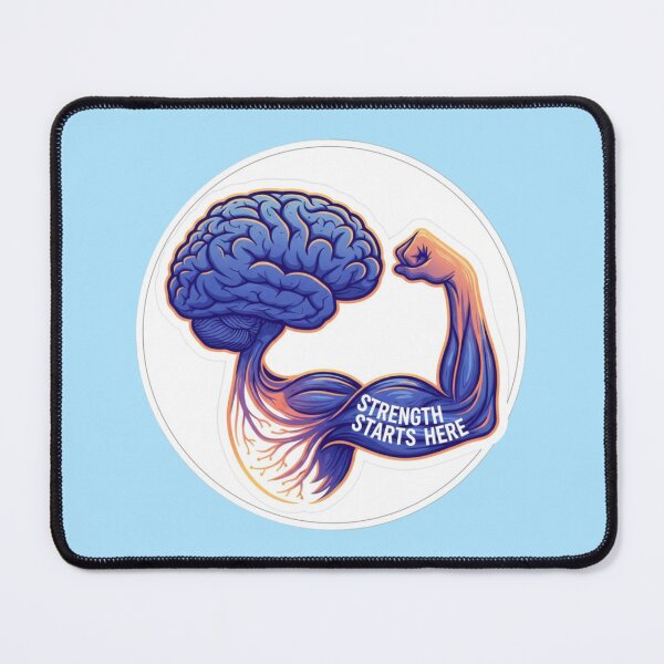 Item preview, Strength Starts Here Motivation Art designed and sold by PrintBreeze.