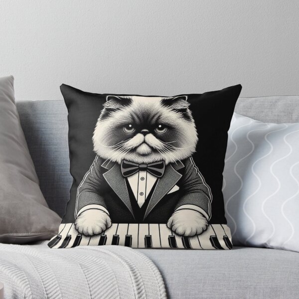 Item preview, Pianist cute himalayan cat  designed and sold by Dogandesighn.