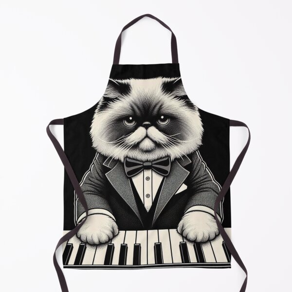 Item preview, Pianist cute himalayan cat designed and sold by Dogandesighn.