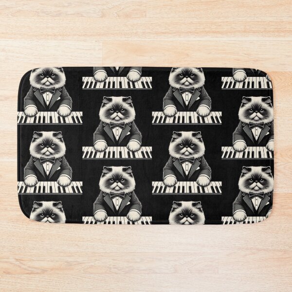 Item preview, Pianist cute himalayan cat  designed and sold by Dogandesighn.
