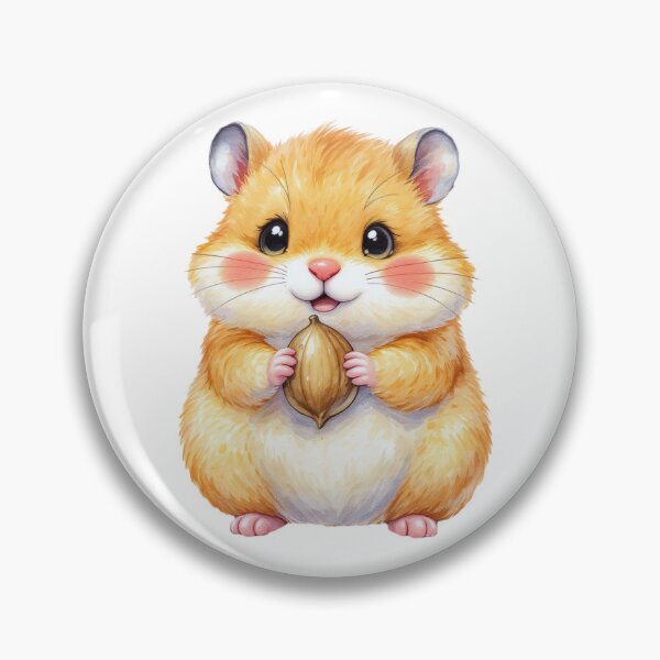 Item preview, Kawaii Hamster, Cute Hamster Design for Hoodie, Mug, Pillow & More   designed and sold by HappySproutArt.