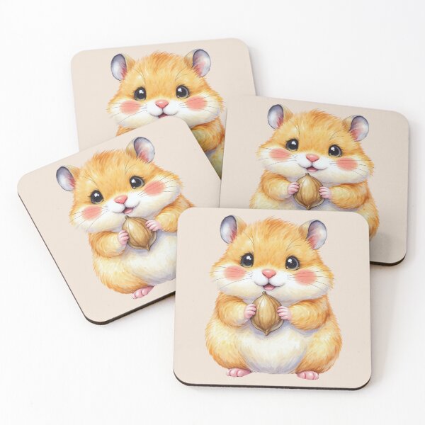 Item preview, Kawaii Hamster, Cute Hamster Design for Hoodie, Mug, Pillow & More   designed and sold by HappySproutArt.
