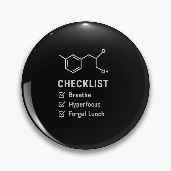 Item preview, ADHD Dopamine Checklist T-Shirt | Neurodivergent Science Humor Gift designed and sold by Ink-redible Designs.