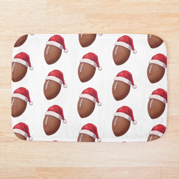 Aperçu de l'œuvre Ballon de football avec un chapeau de Père Noël créée et vendue par OneLook.