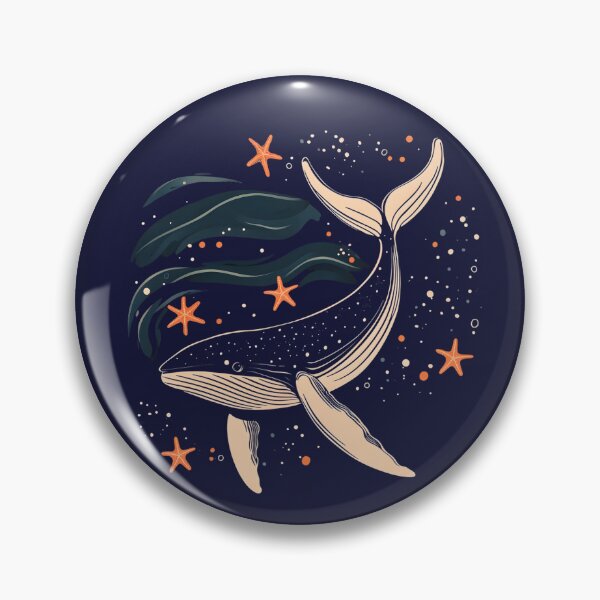 Item preview, Whale Shark Surfacing, Watercolour galaxy humpback whale Sticker designed and sold by AlinaMalina24.