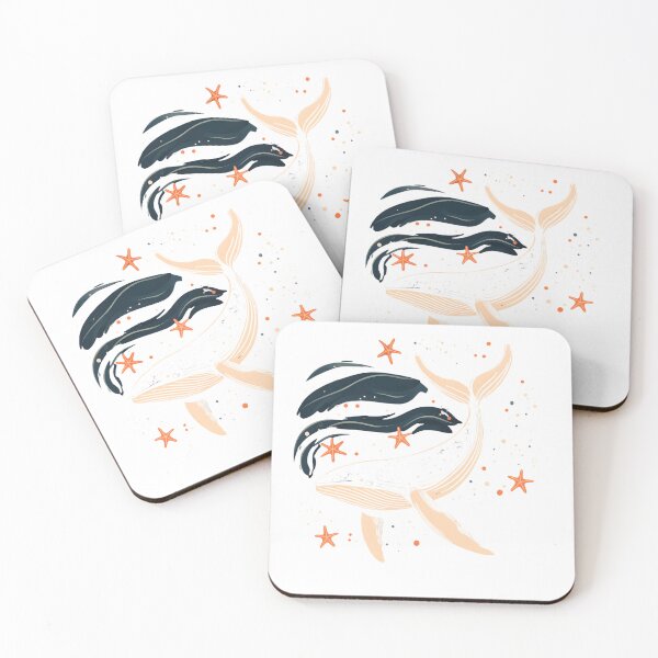 Item preview, Whale Shark Surfacing, Watercolour galaxy humpback whale Sticker designed and sold by AlinaMalina24.