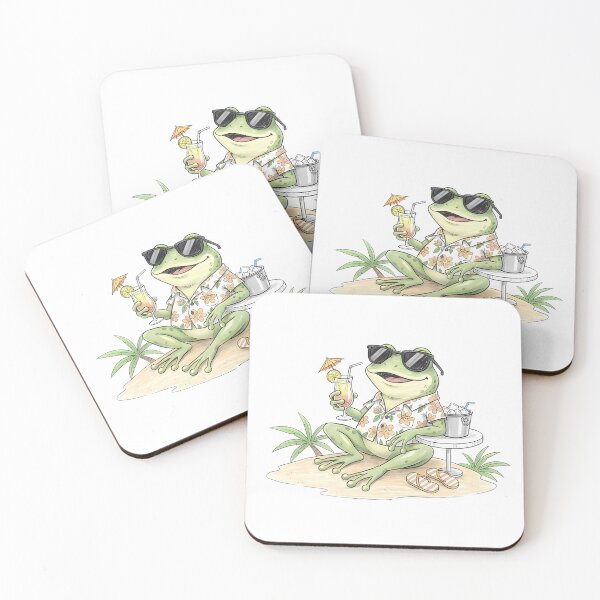 Item preview, Chill Frog Summer Vacation Vibe designed and sold by yPaladino432.