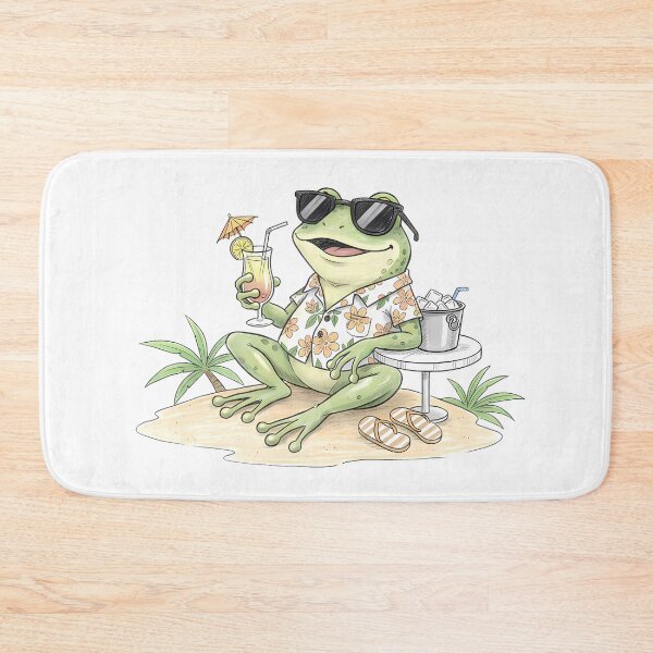 Item preview, Chill Frog Summer Vacation Vibe designed and sold by yPaladino432.