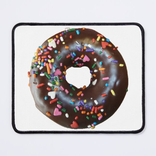 Item preview, Realistic Chocolate Donut with Colorful Sprinkles – Sweet Food Photography designed and sold by vekotpu.