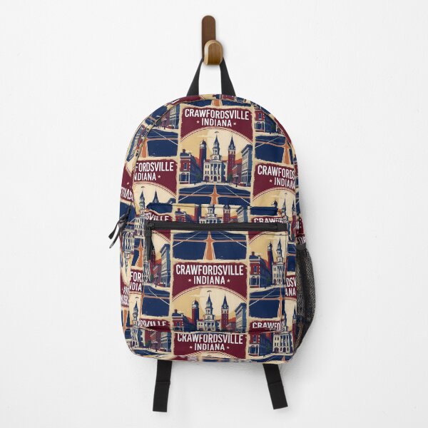 Item preview, Crawfordsville Indiana 1950s USA Vintage Travel Tourism designed and sold by TravelersGems.
