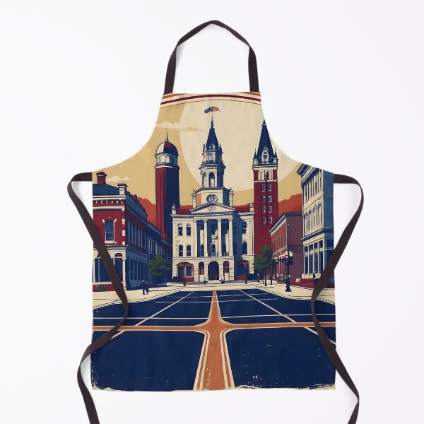 Item preview, Crawfordsville Indiana 1950s USA Vintage Travel Tourism designed and sold by TravelersGems.