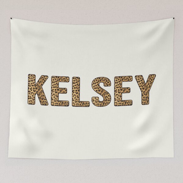Item preview, Kelsey Name Leopard Print designed and sold by Jeallan Designs.