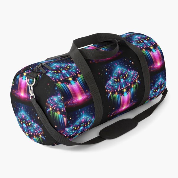 Item preview, Colorful mystic fantasy neon spaceship  designed and sold by Dogandesighn.