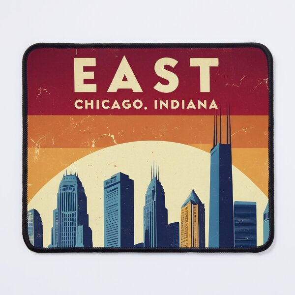Item preview, East Chicago Indiana 1950s USA Vintage Travel Tourism designed and sold by TravelersGems.