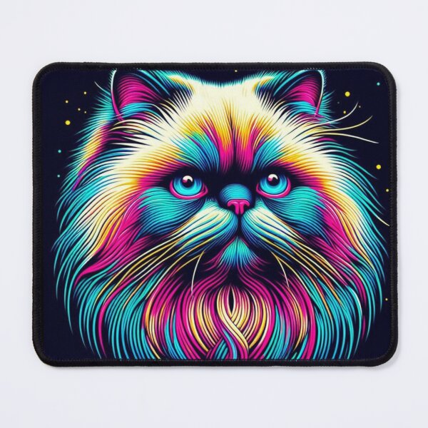 Item preview, Colorful cute himalayan cat designed and sold by Dogandesighn.