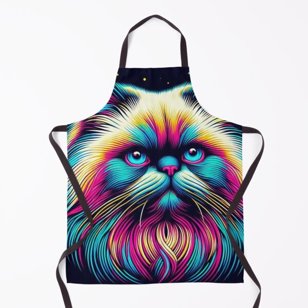 Item preview, Colorful cute himalayan cat designed and sold by Dogandesighn.