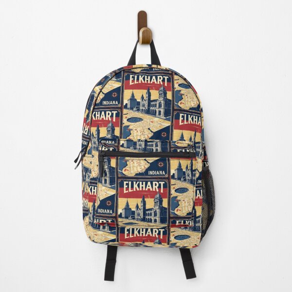 Item preview, Elkhart Indiana 1950s USA Vintage Travel Tourism designed and sold by TravelersGems.