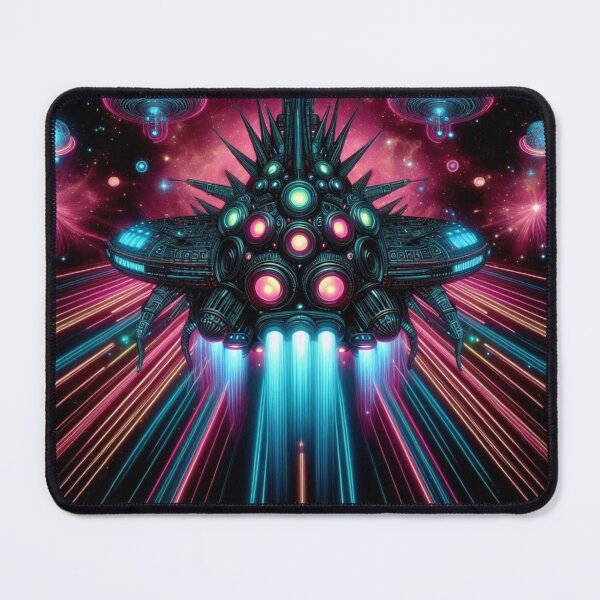 Item preview, Colorful mystic fantasy spaceship  designed and sold by Dogandesighn.