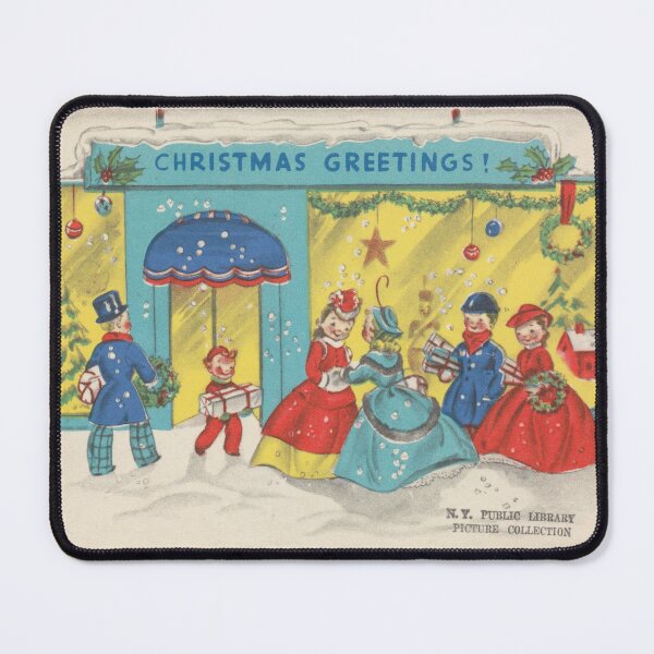 Item preview, Christmas Greetings! Vintage Christmas Card 1944 designed and sold by LCMerchEmporium.