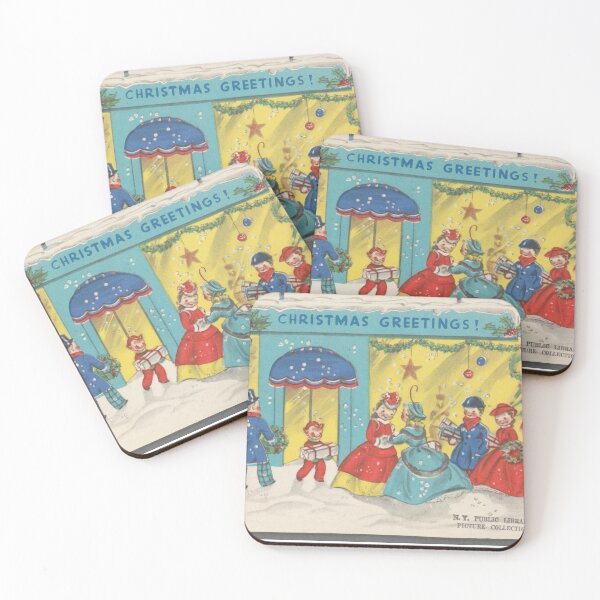 Item preview, Christmas Greetings! Vintage Christmas Card 1944 designed and sold by LCMerchEmporium.