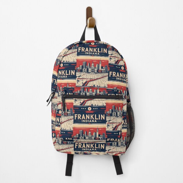 Item preview, Franklin Indiana 1950s USA Vintage Travel Tourism designed and sold by TravelersGems.