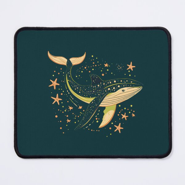 Item preview, T-shorts Whale Shark Surfacing, Watercolour galaxy humpback whale Sticker designed and sold by AlinaMalina24.