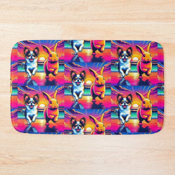 Item preview, chihuahua dog and bunny designed and sold by Dogandesighn.