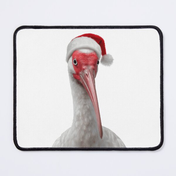 Item preview, Christmas Ibis bird with Santa Hat designed and sold by LazyOwlStore.