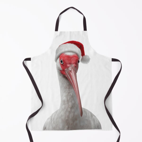 Item preview, Christmas Ibis bird with Santa Hat designed and sold by LazyOwlStore.