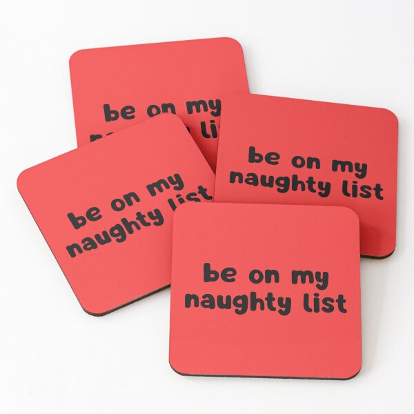 Item preview, Be On My Naughty List designed and sold by glowdesigns.
