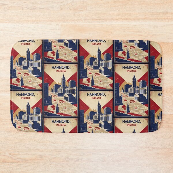 Item preview, Hammond Indiana 1950s USA Vintage Travel Tourism designed and sold by TravelersGems.