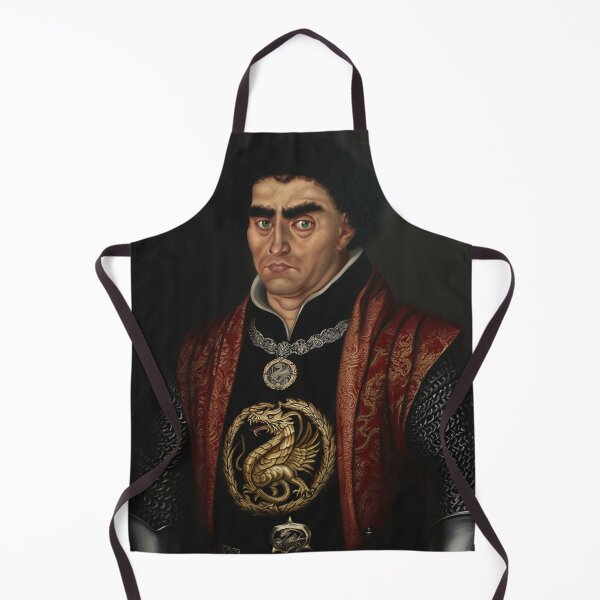Item preview, Haunted portrait painting of a medieval period Lord designed and sold by Vintage Designs +.