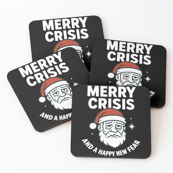 Item preview, Merry Crisis And A Happy New Fear Santa Claus designed and sold by LuminOrb.