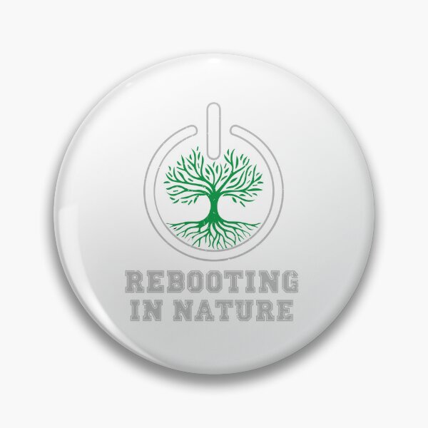 Item preview, Rebooting In Nature T-Shirt | Outdoor Hiking Camping Gift for Nature Lovers designed and sold by Ink-redible Designs.