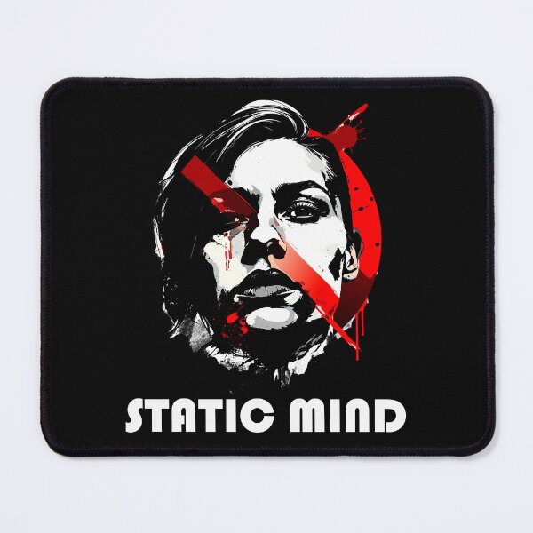 Item preview, STATIC MIND – Cyberpunk Contrast Art designed and sold by SylwiaPrint.