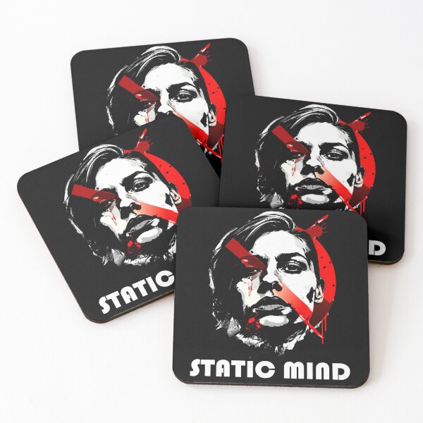 Item preview, STATIC MIND – Cyberpunk Contrast Art designed and sold by SylwiaPrint.