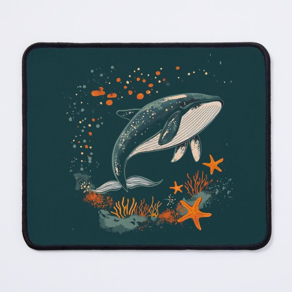 Item preview, Sticker Whale Shark Surfacing, Watercolour galaxy humpback whale Sticker designed and sold by AlinaMalina24.