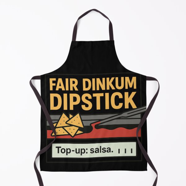 Item preview, Fair Dinkum Dipstick — Garage Salsa Service Label designed and sold by POD DYNASTY.