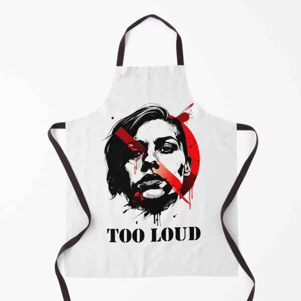 Item preview, TOO LOUD – Expressionist Grunge Portrait designed and sold by SylwiaPrint.