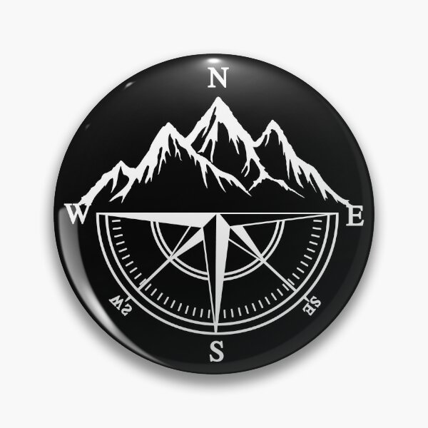 Item preview, Mountain landscape compass designed and sold by DariusZD.