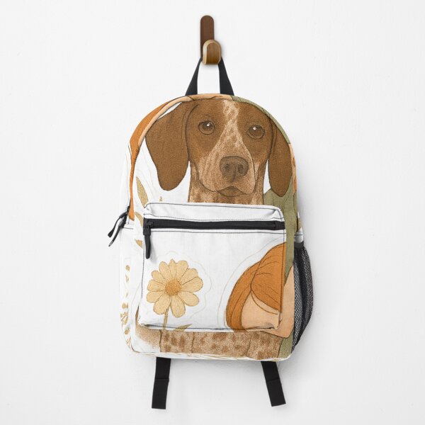 Item preview, Shorthaired Pointer Floral Hug Art | Dog Lover Illustration designed and sold by Gurjeetpixelart.