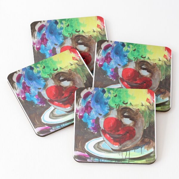 Item preview, Oil painting Head clown Ed Potapenkov designed and sold by ukrainianvin.