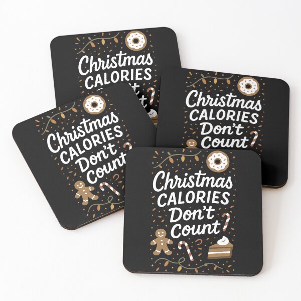 Item preview, Christmas Calories Don't Count Holiday Humor designed and sold by LuminOrb.