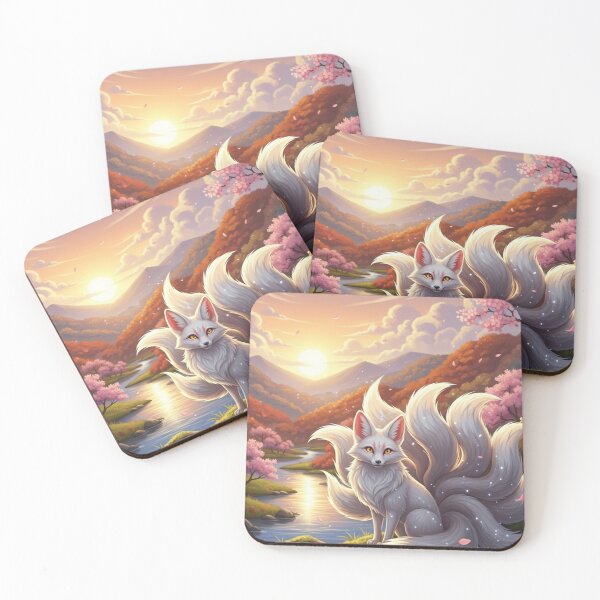 Item preview, Sakura Kitsune River Glow designed and sold by FoxVibes.