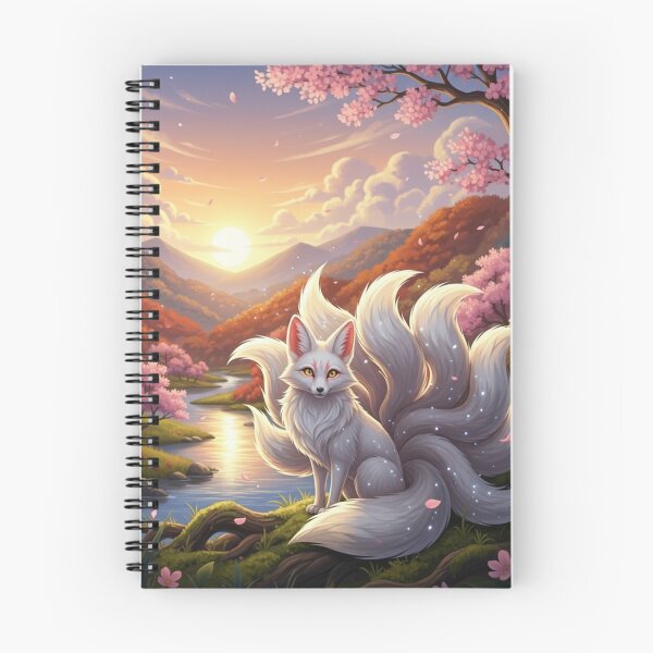 Item preview, Sakura Kitsune River Glow designed and sold by FoxVibes.
