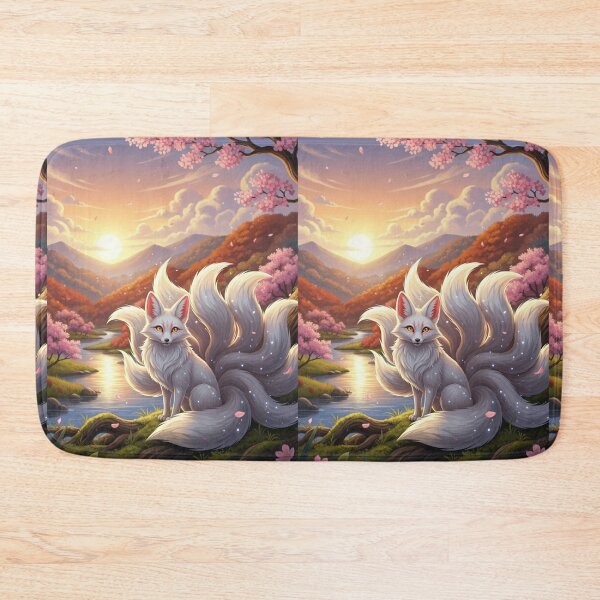 Item preview, Sakura Kitsune River Glow designed and sold by FoxVibes.